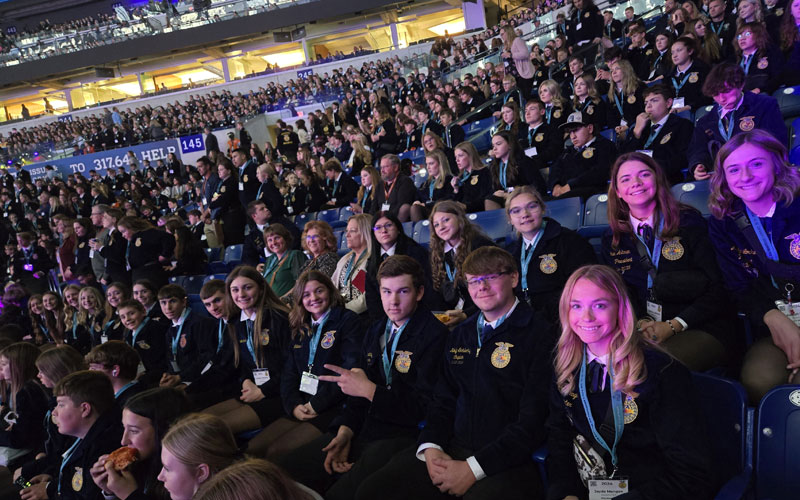 Ansonia FFA attends National FFA Convention