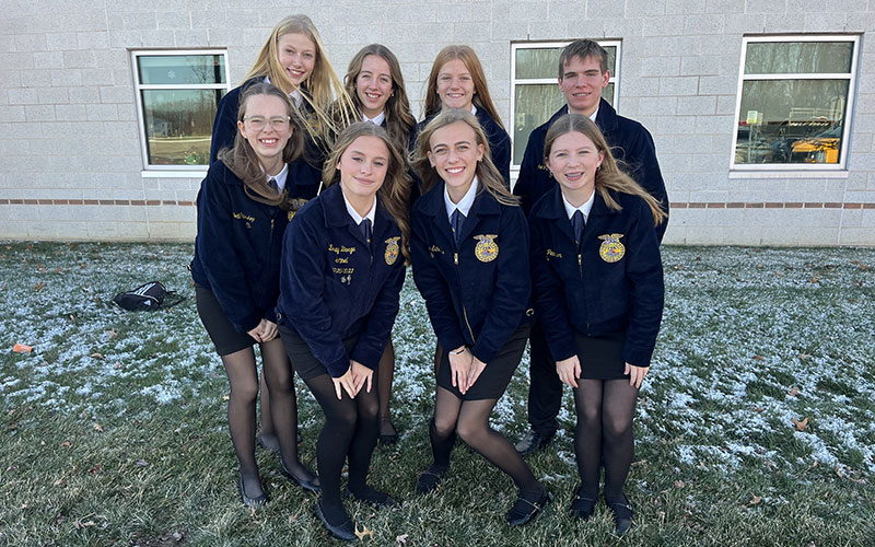 Versailles FFA Competes in State FFA Novice Parliamentary Procedure Contest