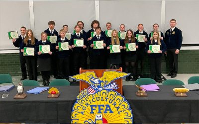 Greenville FFA chapter hosts annual Degree Ceremony