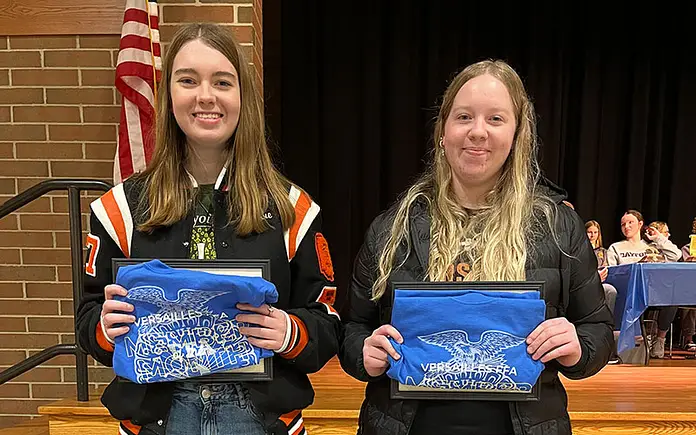 Breeze, Grieshop named Versailles FFA Members of Month