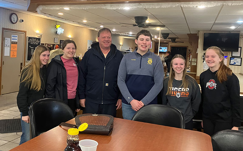 Bruns Animal Clinic and Alumni sponsors Versailles FFA Member Breakfast