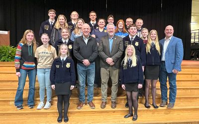 Versailles FFA hosts Congressman Warren Davidson Farm Forum
