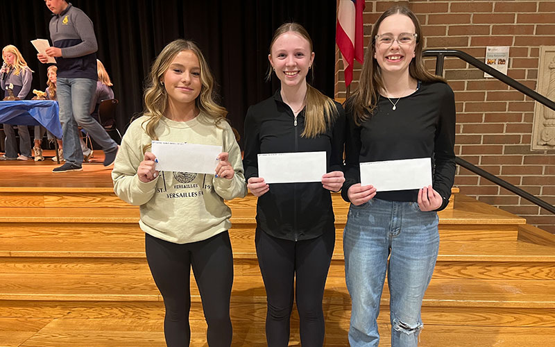 Versailles FFA awards second nine weeks Point Winners